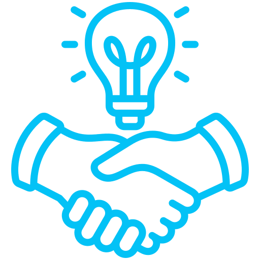 Trigger Digital Our Philosophy Vectors Collaboration Blue